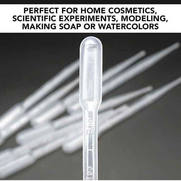 NWT 10 Clear Plastic Pipettes for Crafting - Picture 3 of 7